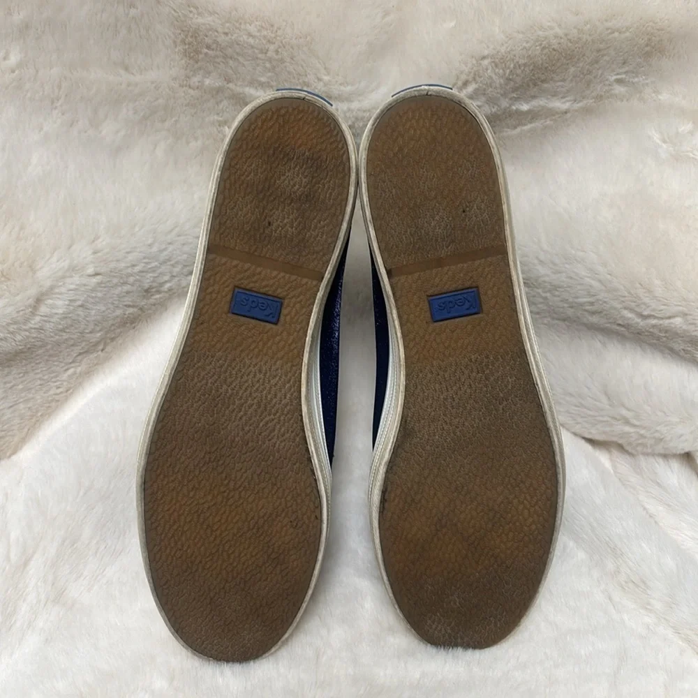 Keds Women's royal blue sateen finish Sneakers - Picture 7 of 8